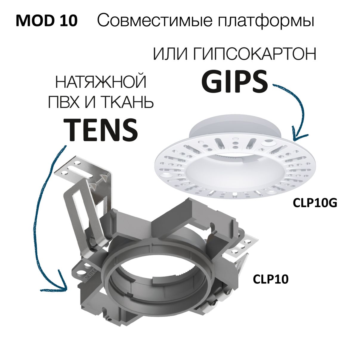 Точечный светильник Skytek SkyPORT.10 MOD-R CLP10MR4