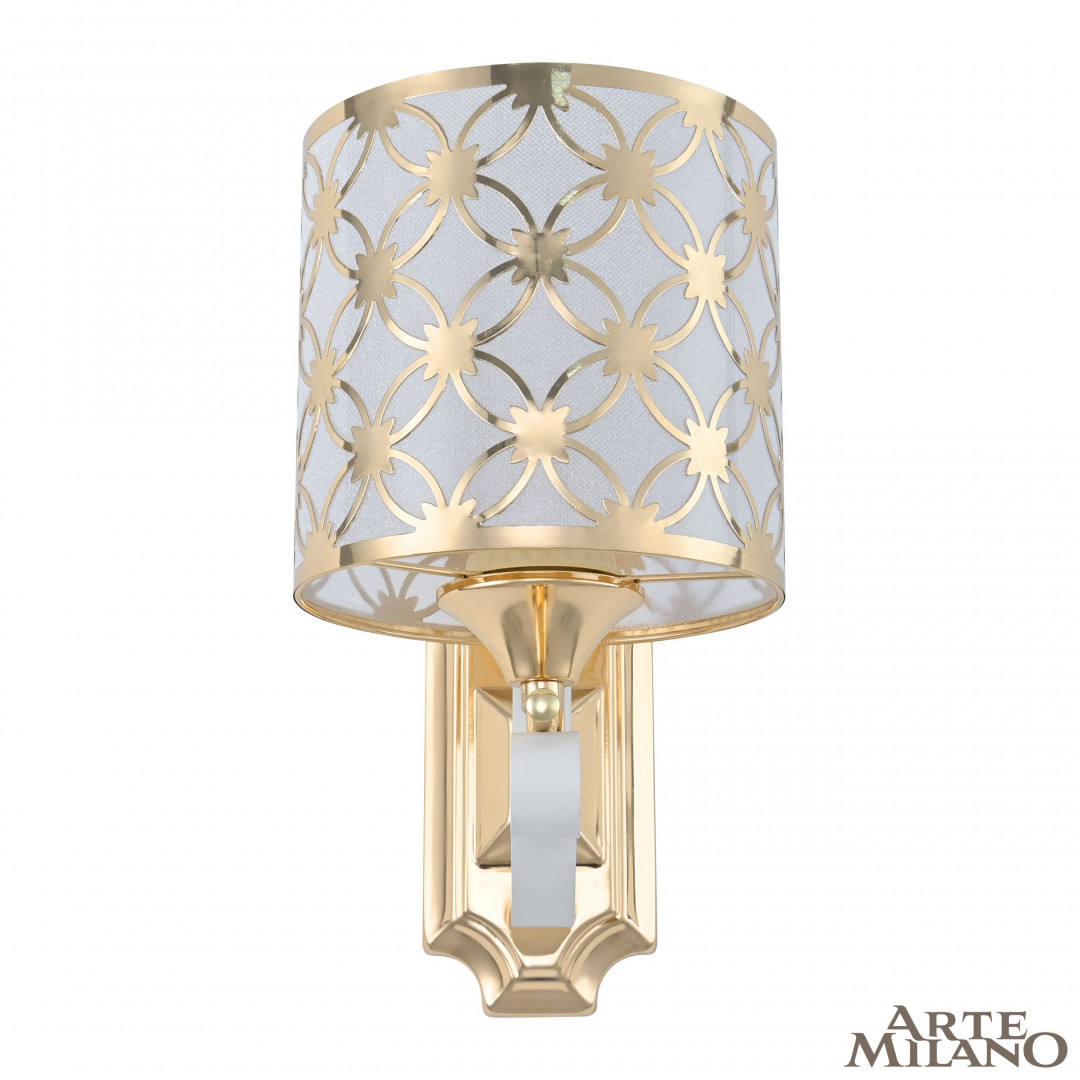 Бра Arte Milano Florentia-3097 303097/1W Wh/Gd Бра Arte Milano Florentia-3097 303097/1W Wh/Gd
