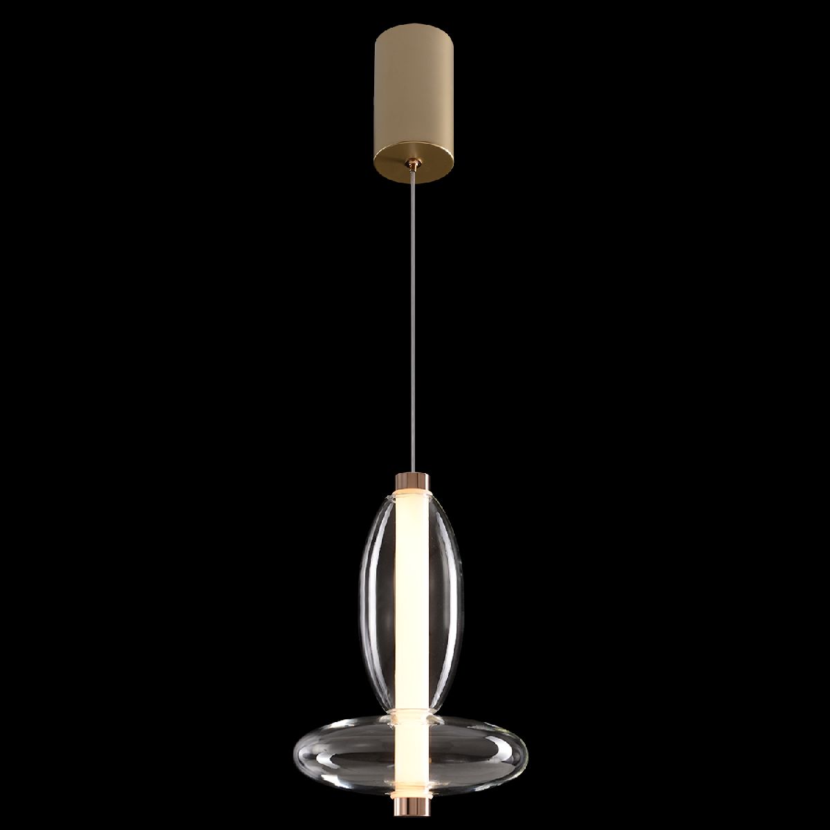 Подвесной светильник Crystal Lux QUASAR SP7W LED TRANSPARENT Подвесной светильник Crystal Lux QUASAR SP7W LED TRANSPARENT