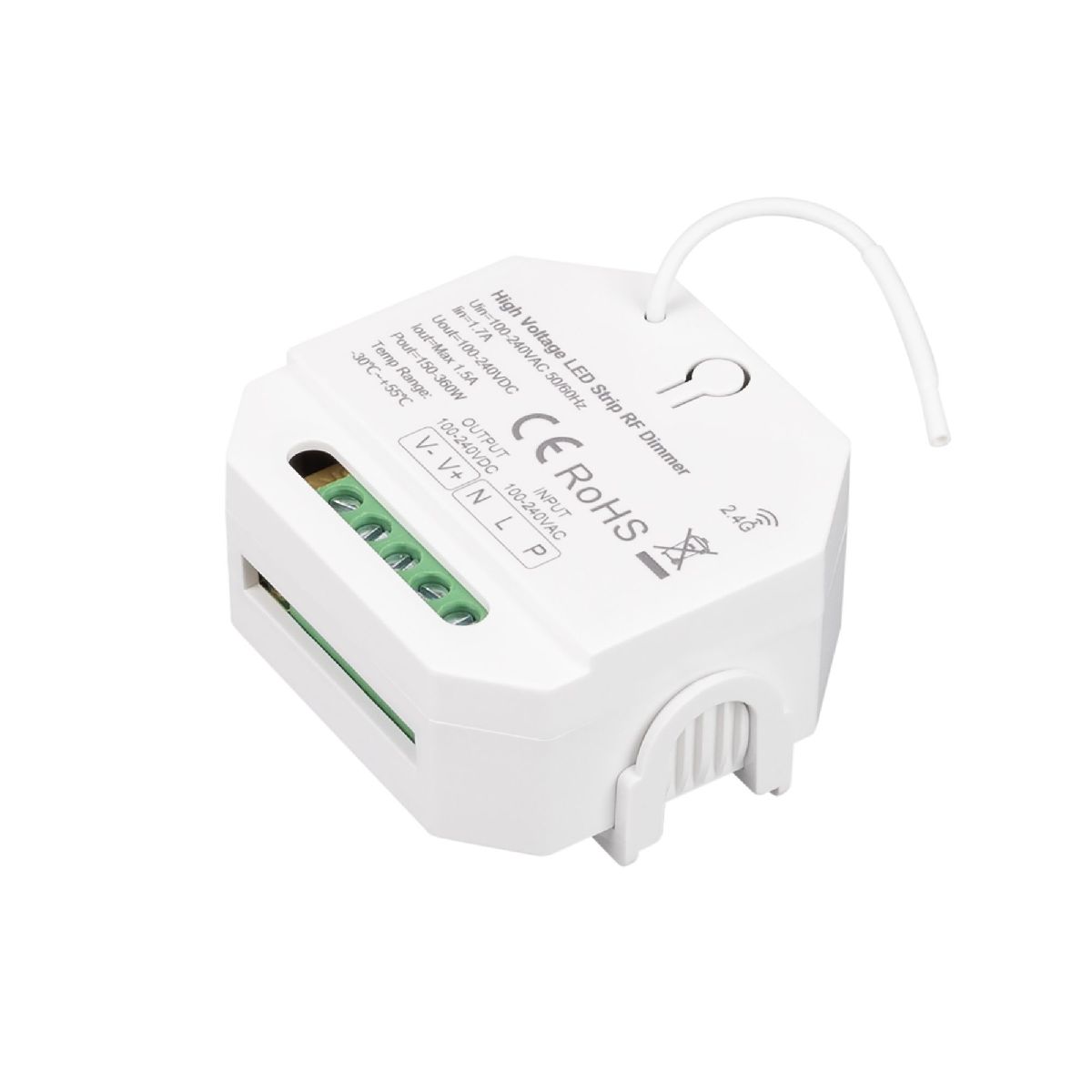Диммер Arlight SMART-PWM-101-72-DIM-PS-IN (230V, 1x1.5A, 2.4G) 046516 Диммер Arlight SMART-PWM-101-72-DIM-PS-IN (230V, 1x1.5A, 2.4G) 046516