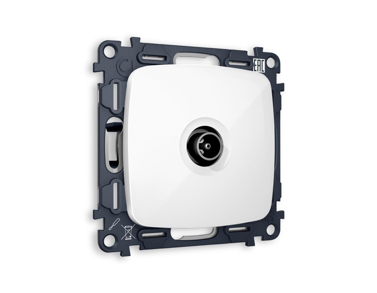 Комплект механизма TV розетки оконечной Ambrella Volt Omega (OP1130, VM202) MO113010