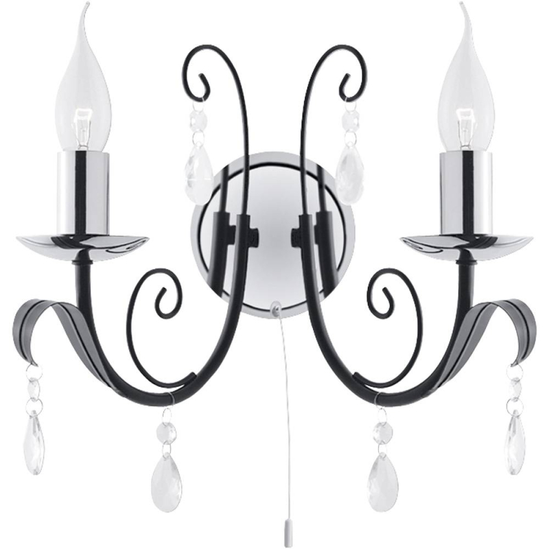 Бра Arte Lamp Romana A1742AP-2BK Бра Arte Lamp Romana A1742AP-2BK