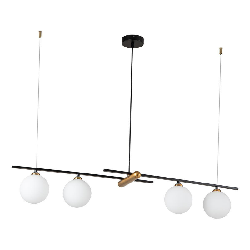 Подвесная люстра Indigo Opaco 11015/4P Black V000153 Подвесная люстра Indigo Opaco 11015/4P Black V000153