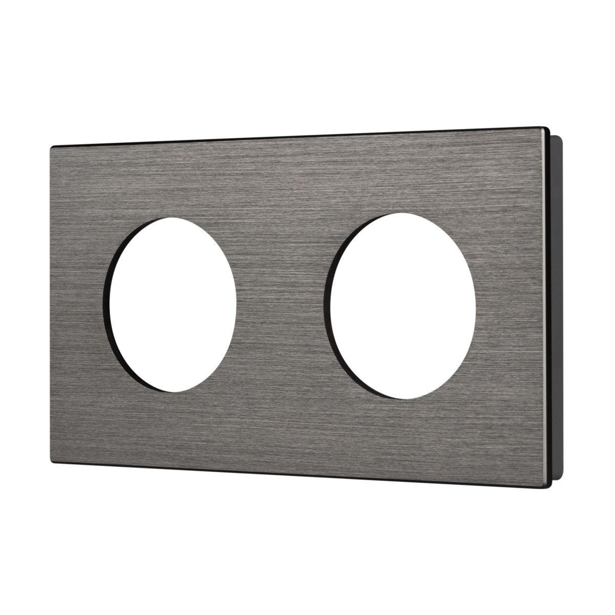 Рамка 2-местная алюминиевая Arlight FRM-PRESTO-ALR-2-GR 043874