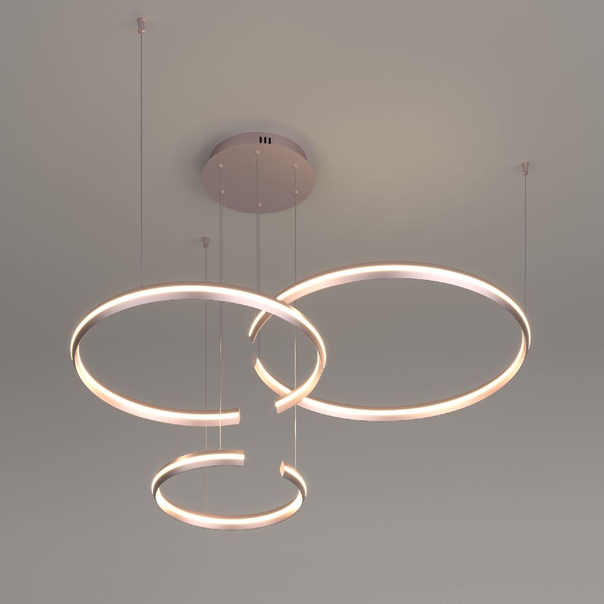 Подвесная люстра Eurosvet Gap 90180/3 сатин-никель a045427 Подвесная люстра Eurosvet Gap 90180/3 сатин-никель a045427