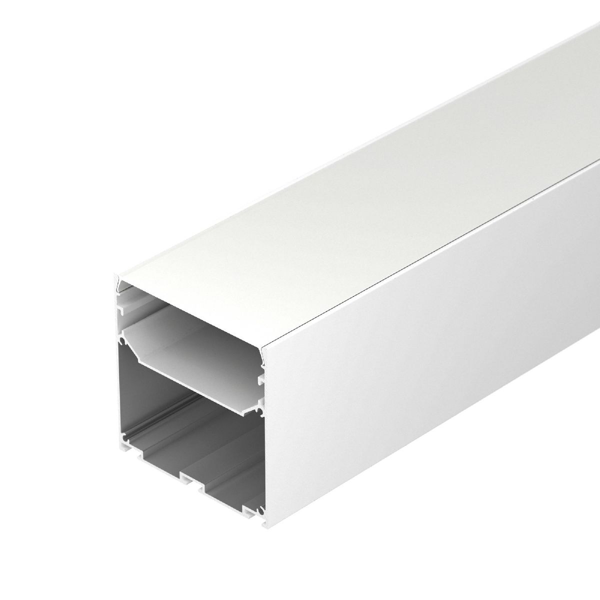 Алюминиевый профиль Arlight LINE-S-7575-3000 WHITE 041860 Алюминиевый профиль Arlight LINE-S-7575-3000 WHITE 041860