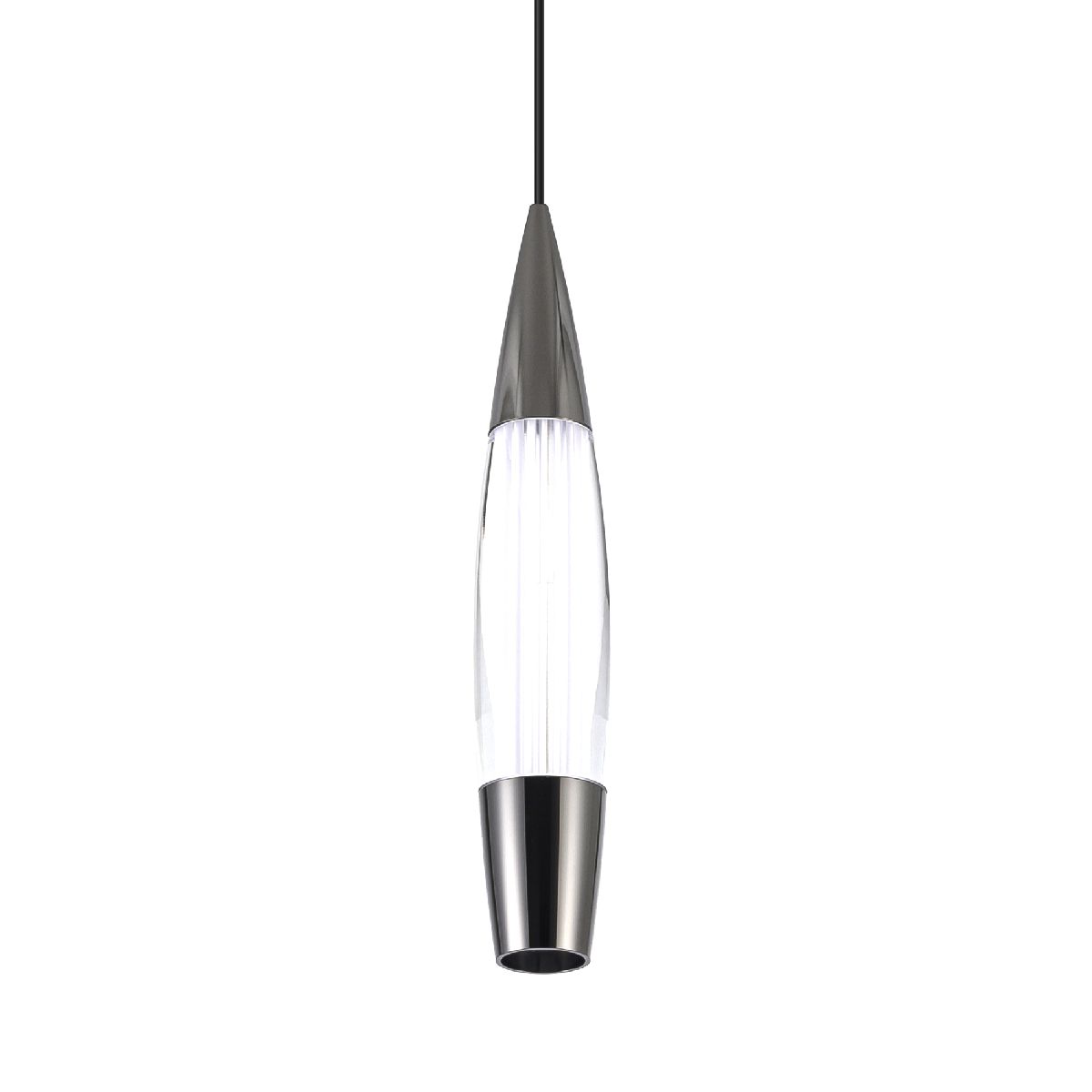 Подвесной светильник LED4U L7123-1 CR-BK Подвесной светильник LED4U L7123-1 CR-BK