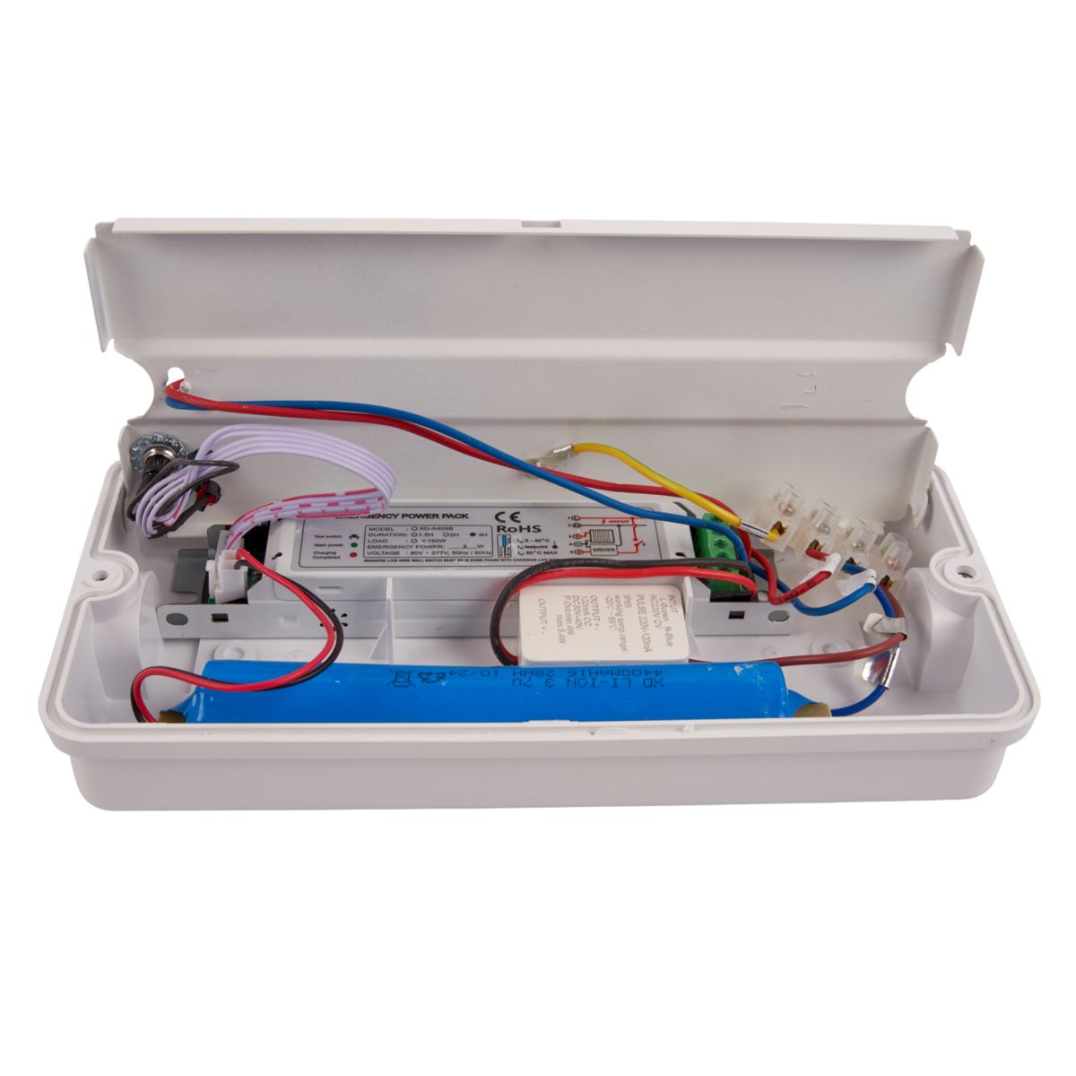 Светильник пылевлагозащищенный Uniel ULW-K25B 6W/4000K/EMG IP65 WHITE UL-00013352