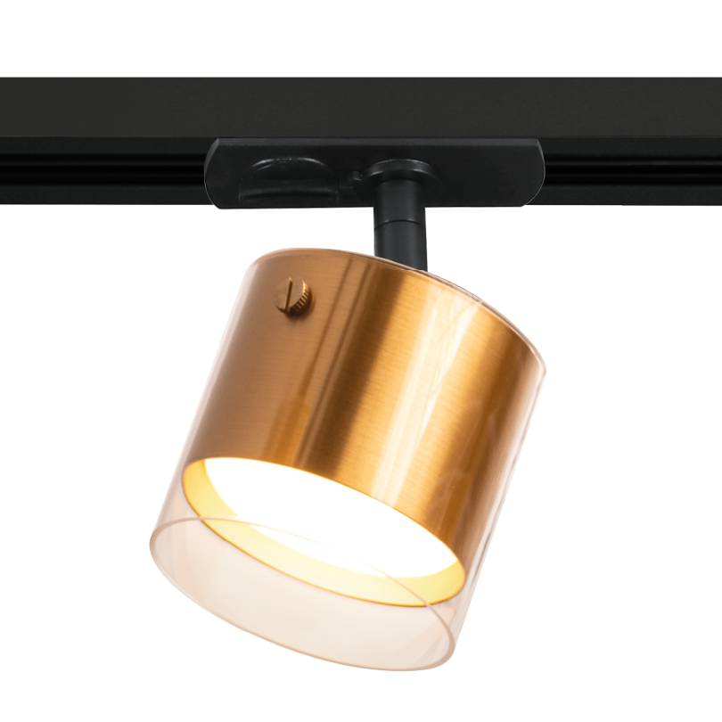 Трековый однофазный светильник Wolta Oro WTL-GX53/07G