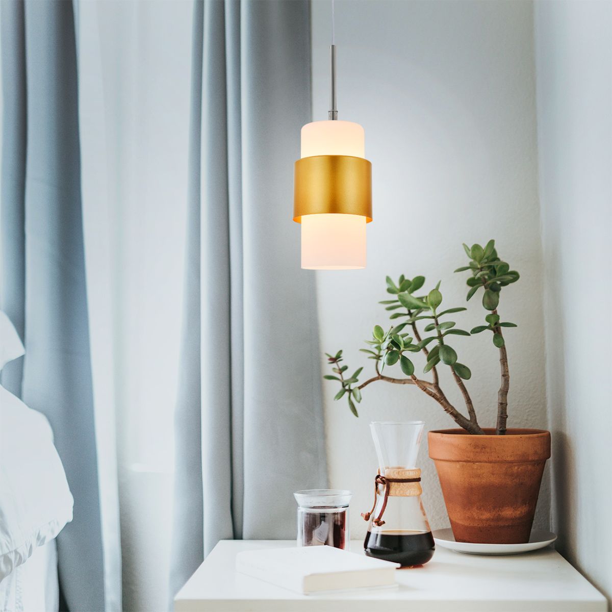 Подвесной светильник Escada Hurricane 1169/1S Chrome/Gold