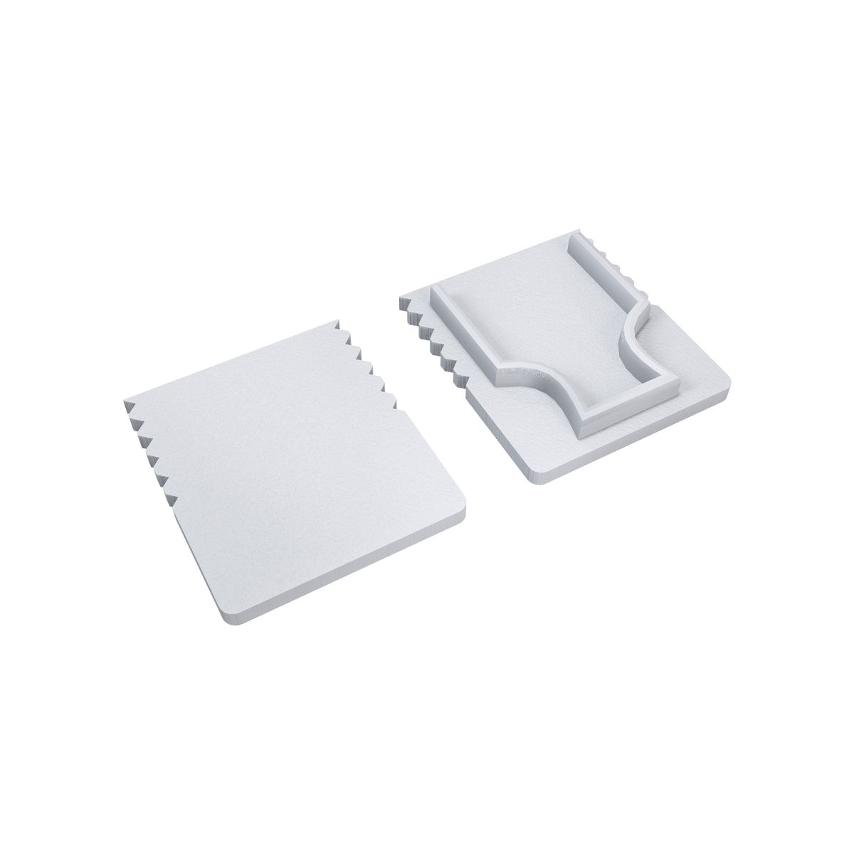 Комплект заглушек для алюминиевого профиля 08-38 2шт Apeyron З-08-38