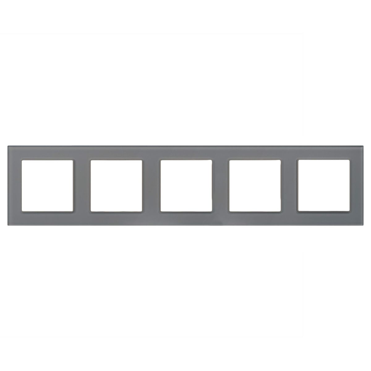 Рамка на 5 постов Arlight FRM-GLARE-GS-5-GR 043807