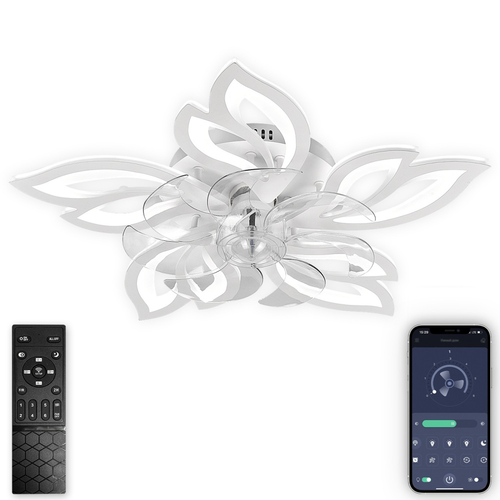 Люстра-вентилятор Natali Kovaltseva Ledfan LED LAMPS 81488