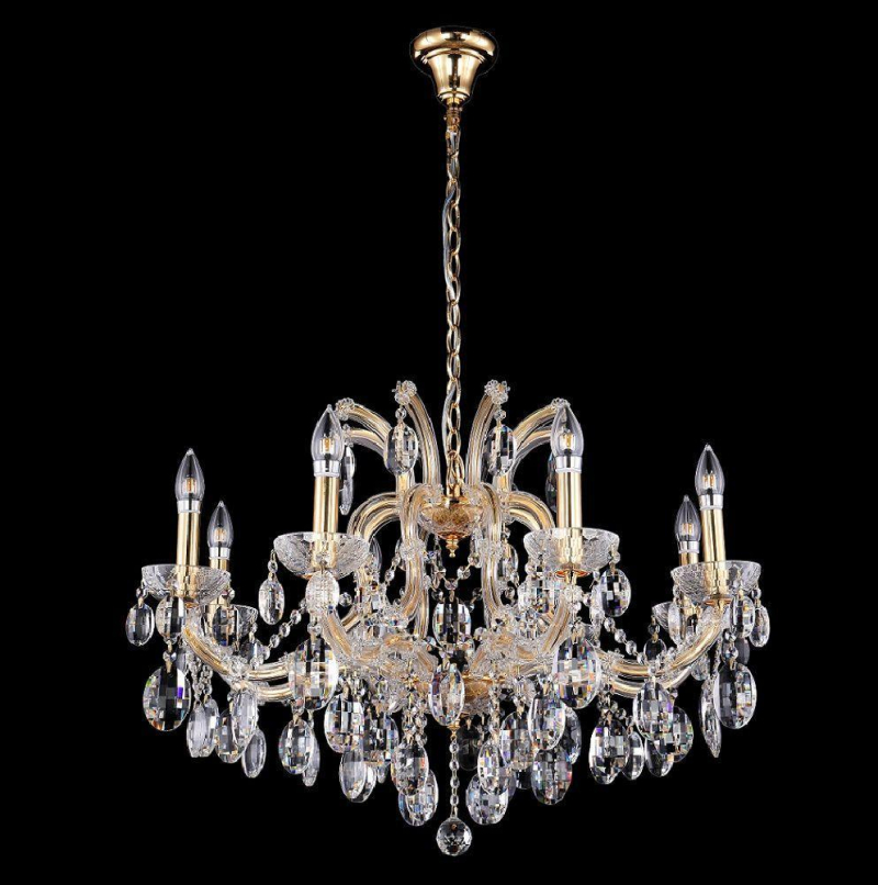 Подвесная люстра Crystal Lux Hollywood SP8 Gold Подвесная люстра Crystal Lux Hollywood SP8 Gold