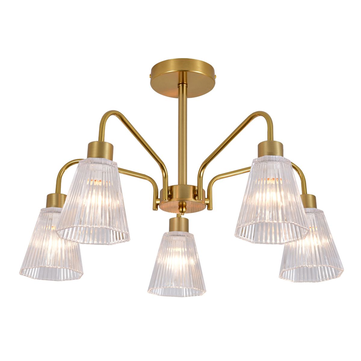 Люстра на штанге Escada Berzelia 150001/5R Copper ES0000028