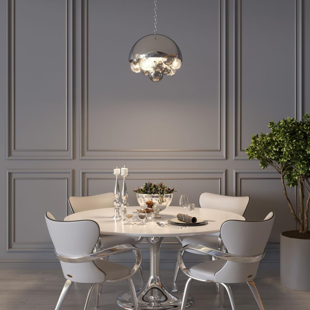 Подвесная люстра Eurosvet Anait 30178 хром a069152