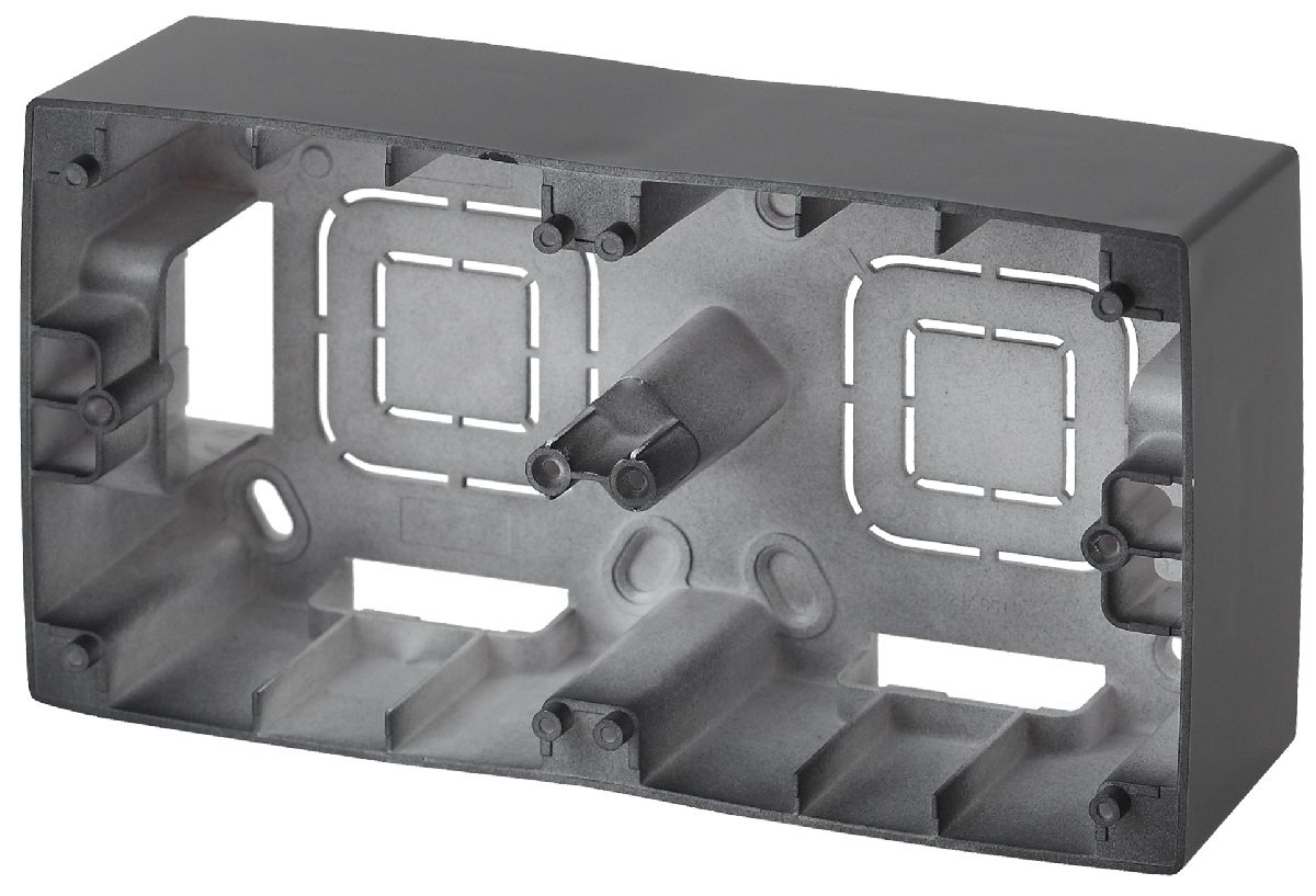 Коробка для накладного монтажа на 2 поста Эра 12-6102-05 Б0043174