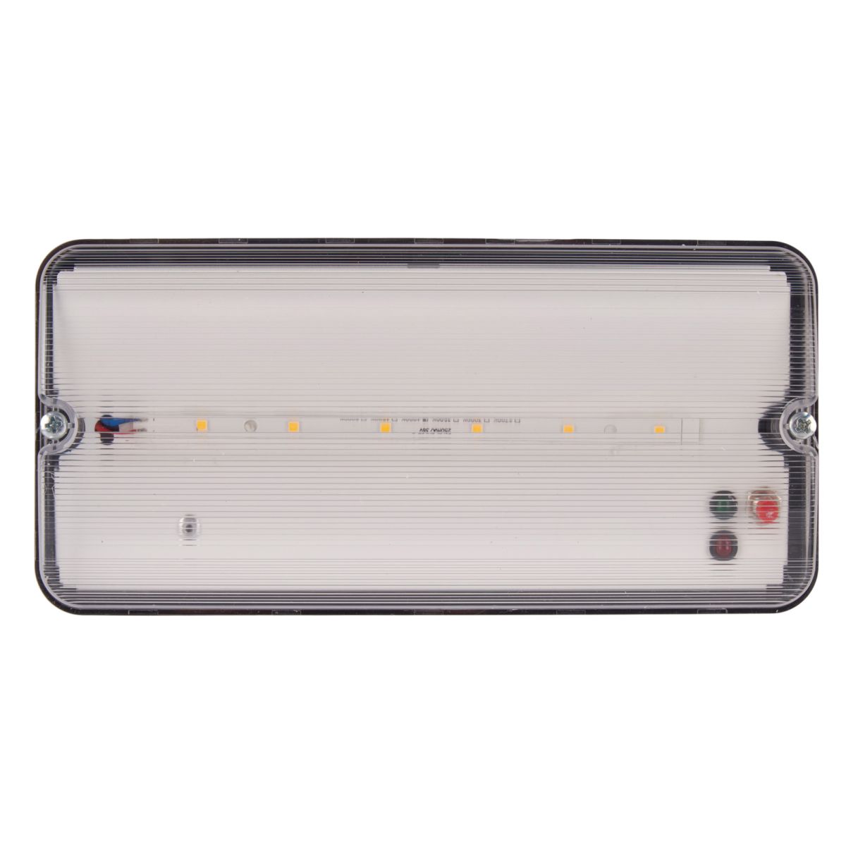 Светильник светодиодный влагозащищенный с БАП Uniel ULW-K25B 6W/4000K/EMG IP65 BLACK UL-00013353