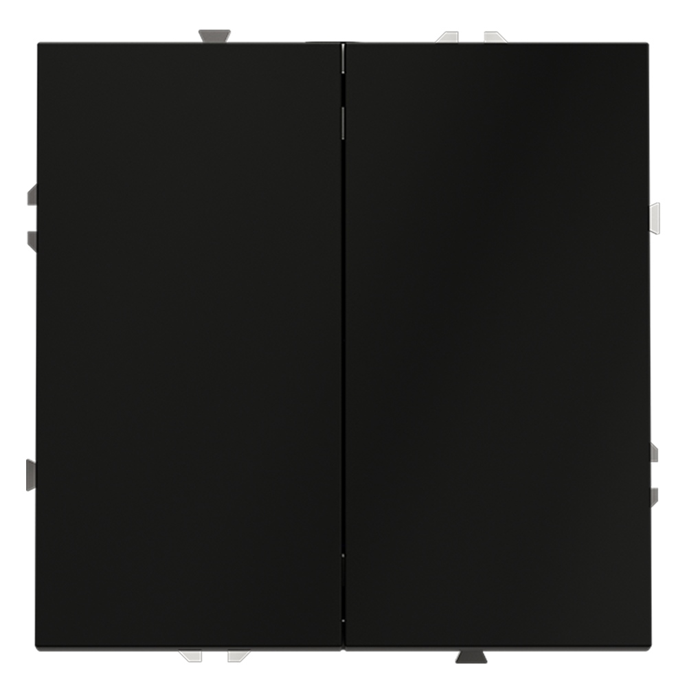 Выключатель с самовозвратом двухклавишный Voltum S70 VLS020608