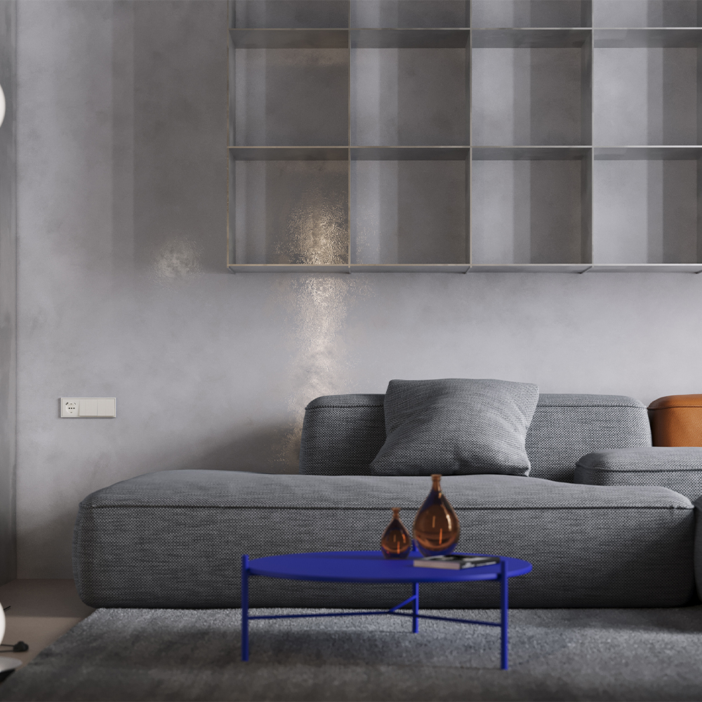 Клавиши для выключателя/переключателя двухклавишного Voltum S70 (хлопок) VLS000313