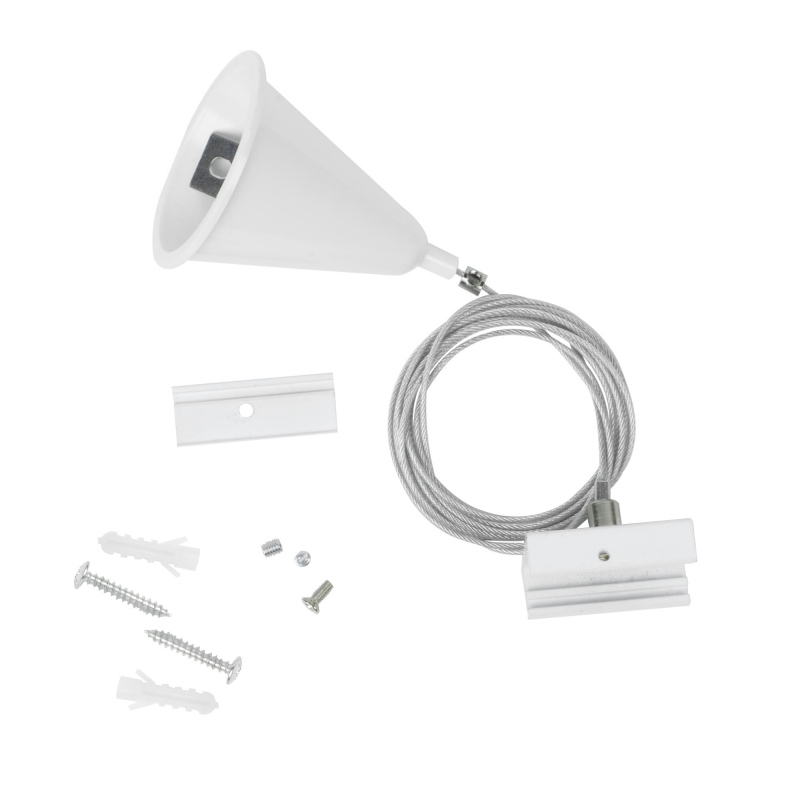 Набор для подвесного монтажа шинопроводов Uniel UFB-H41 WHITE 1 POLYBAG UL-00010400 Набор для подвесного монтажа шинопроводов Uniel UFB-H41 WHITE 1 POLYBAG UL-00010400