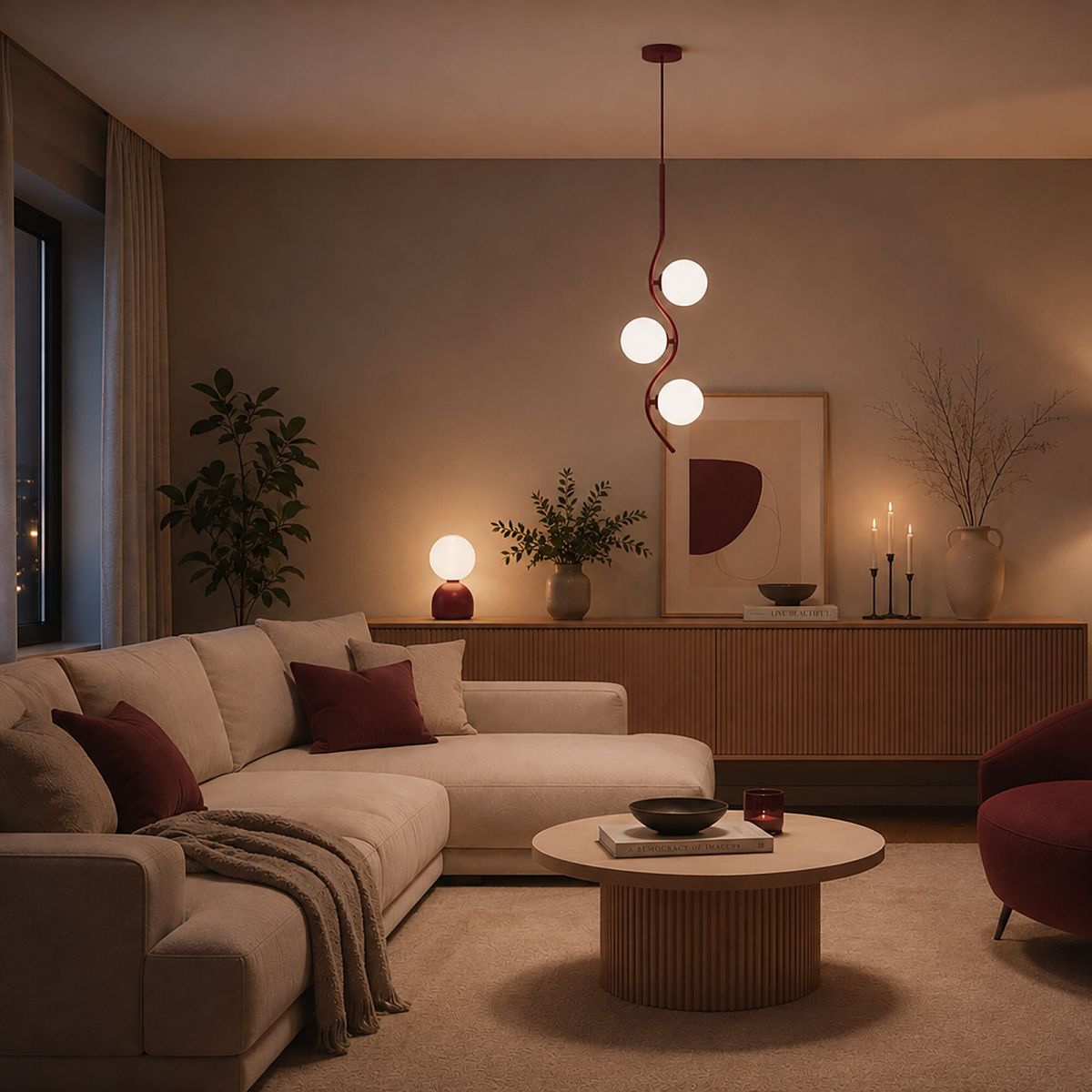 Настольная лампа TK Lighting 16216 Miki Burgund a073163