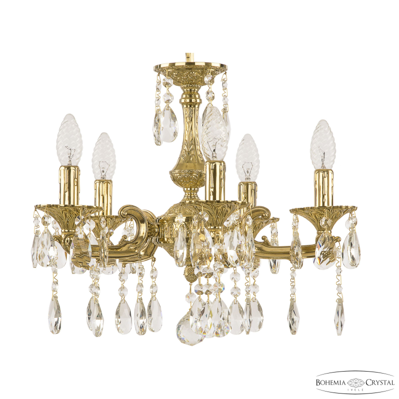 Подвесная люстра Bohemia Ivele Crystal Verona 72115/5/125 A G