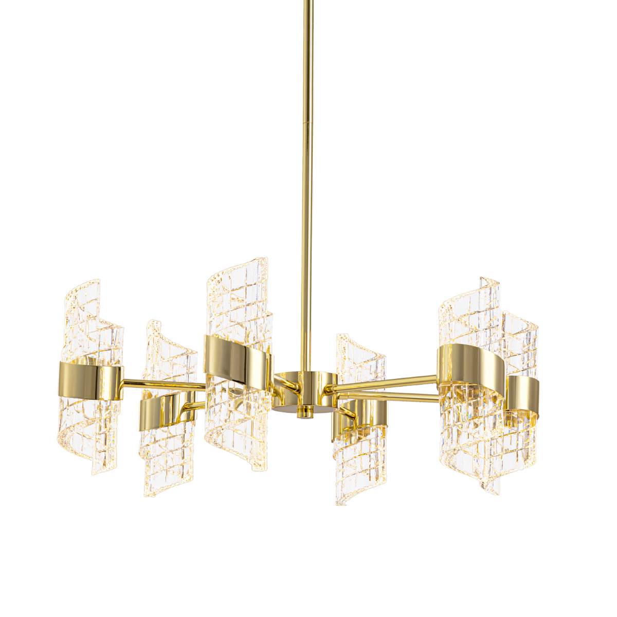 Люстра на штанге DeLight Collection MD23001022-6A gold Люстра на штанге DeLight Collection MD23001022-6A gold
