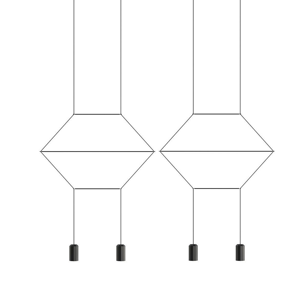 Подвесной светильник ImperiumLoft Via Wireflow Polyhedral 144326-22 Подвесной светильник ImperiumLoft Via Wireflow Polyhedral 144326-22