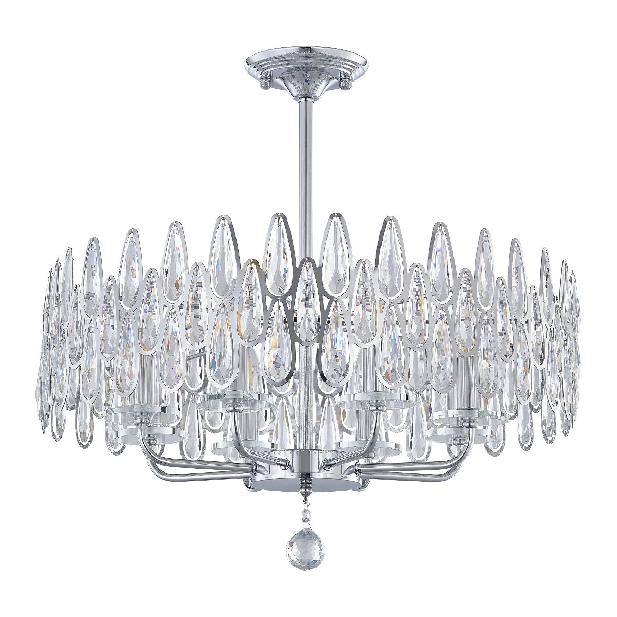 Люстра на штанге Arte Milano Sorrento 372009/8/250/580 CR Люстра на штанге Arte Milano Sorrento 372009/8/250/580 CR