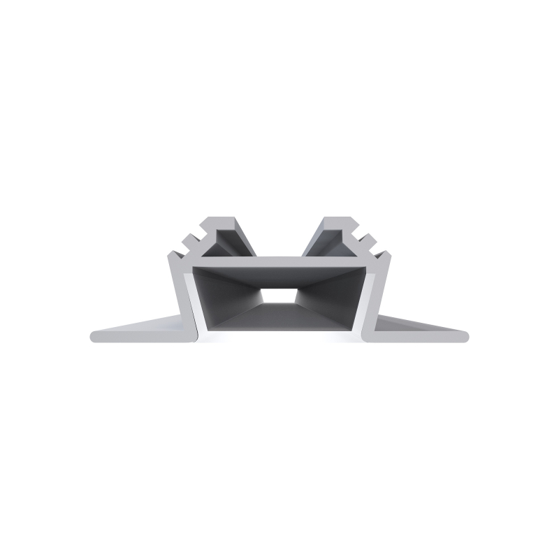 Профиль угловой накладной Apeyron ширина ленты до 10мм (рассеиватель, заглушки - 2шт) 08-03