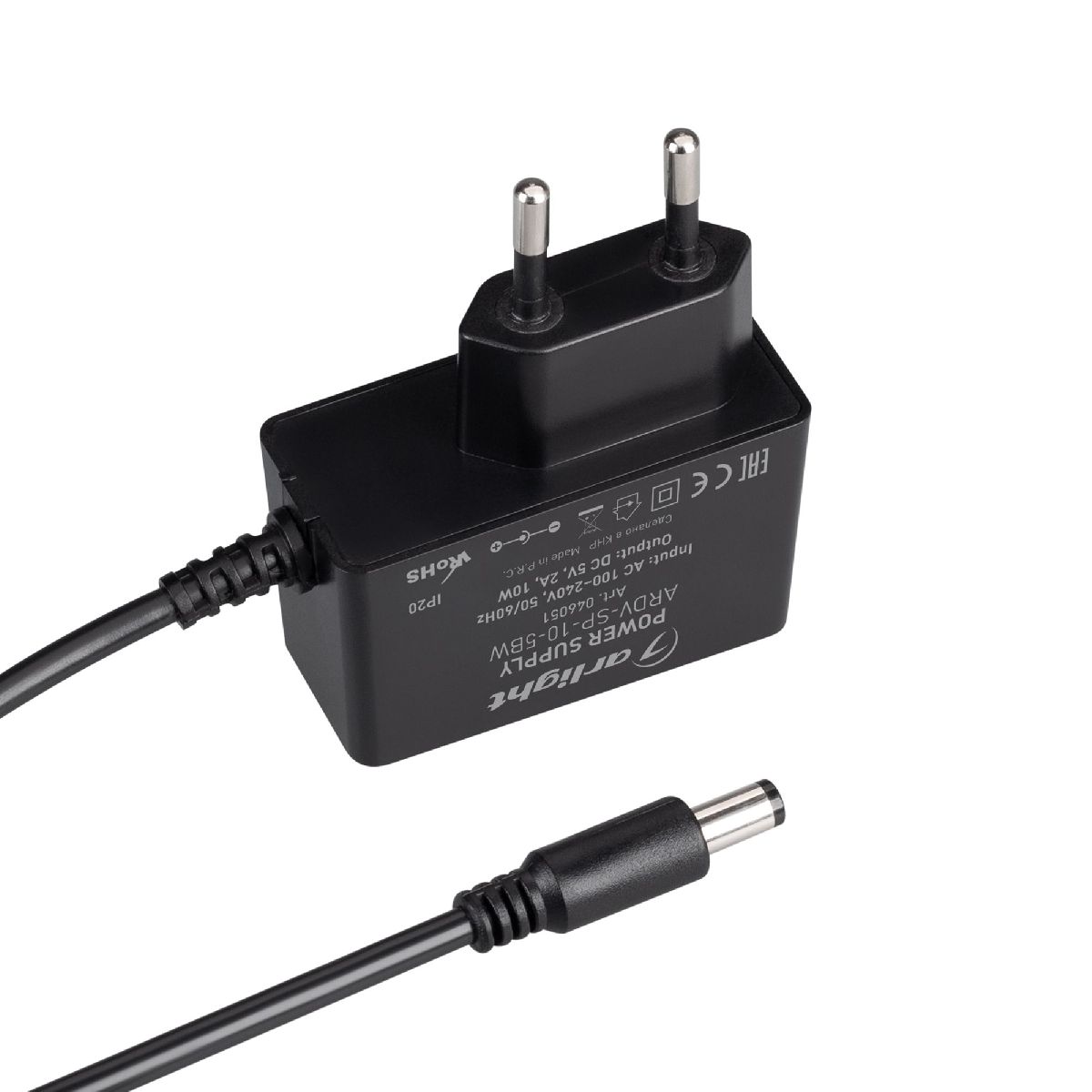 Блок питания Arlight ARDV-SP-10-5BW (5V, 2A, 10W) 046051 Блок питания Arlight ARDV-SP-10-5BW (5V, 2A, 10W) 046051