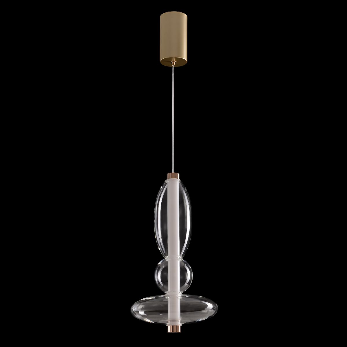 Подвесной светильник Crystal Lux QUASAR SP10W LED TRANSPARENT Подвесной светильник Crystal Lux QUASAR SP10W LED TRANSPARENT