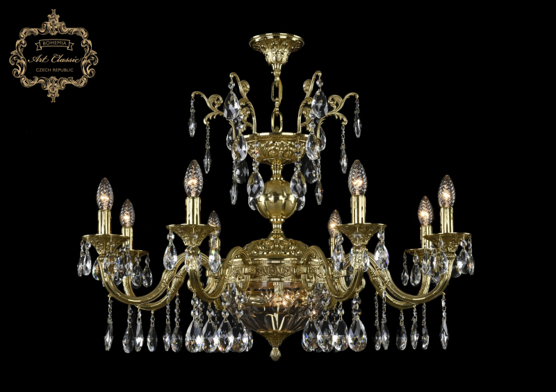 Подвесная люстра Art Classic 31.29.8.CK250SP.250GL.G.Sp.Clear.1E