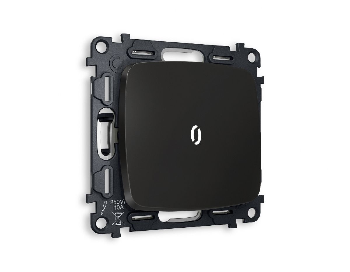 Комплект механизма 1-кл выключателя с подсветкой Ambrella Volt Omega MO802015