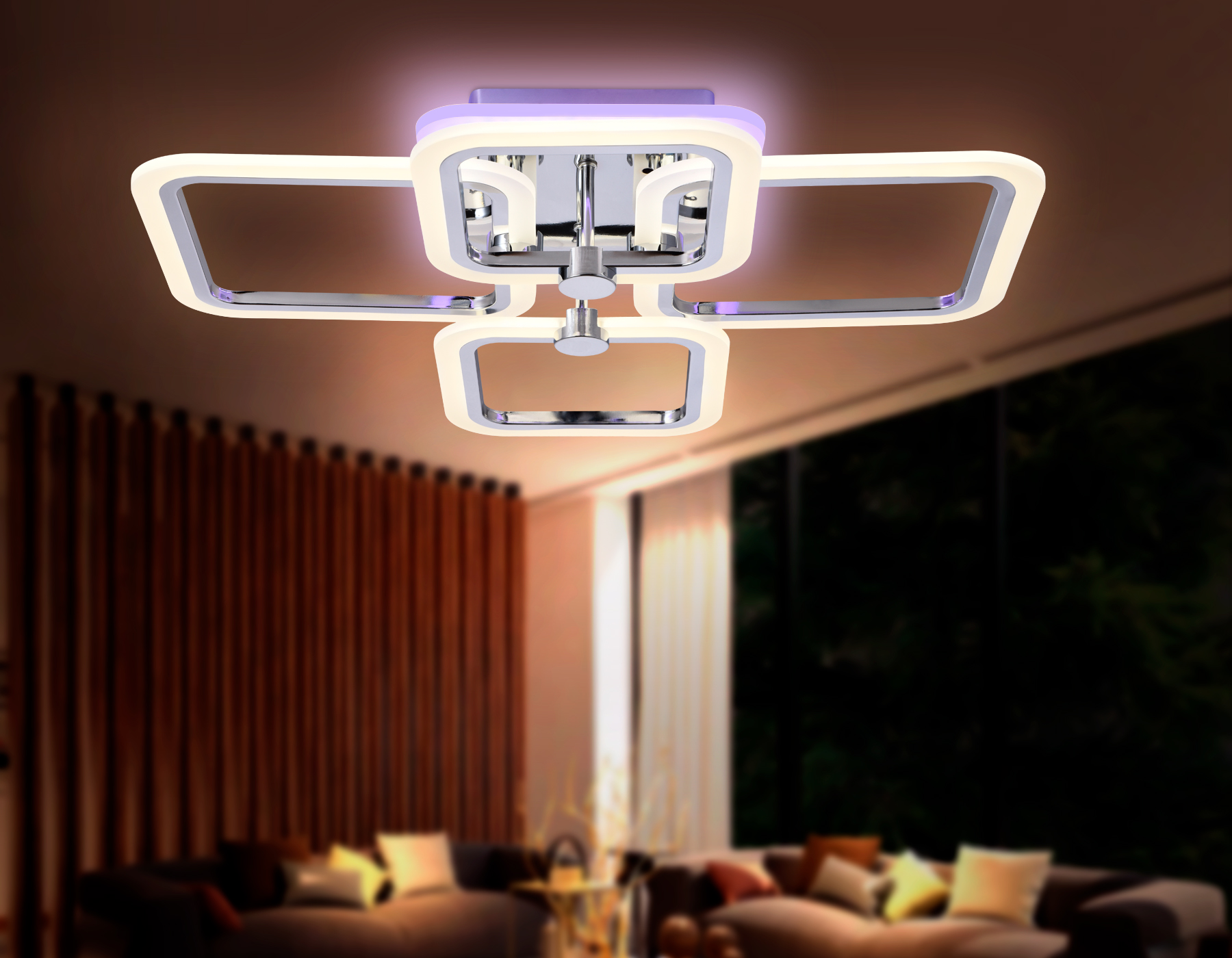 Потолочная люстра с пультом Ambrella Light Acrylica Original FA534