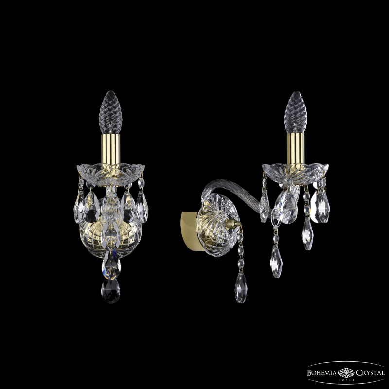 Бра Bohemia Ivele Crystal 1415B/1/165 G Бра Bohemia Ivele Crystal 1415B/1/165 G