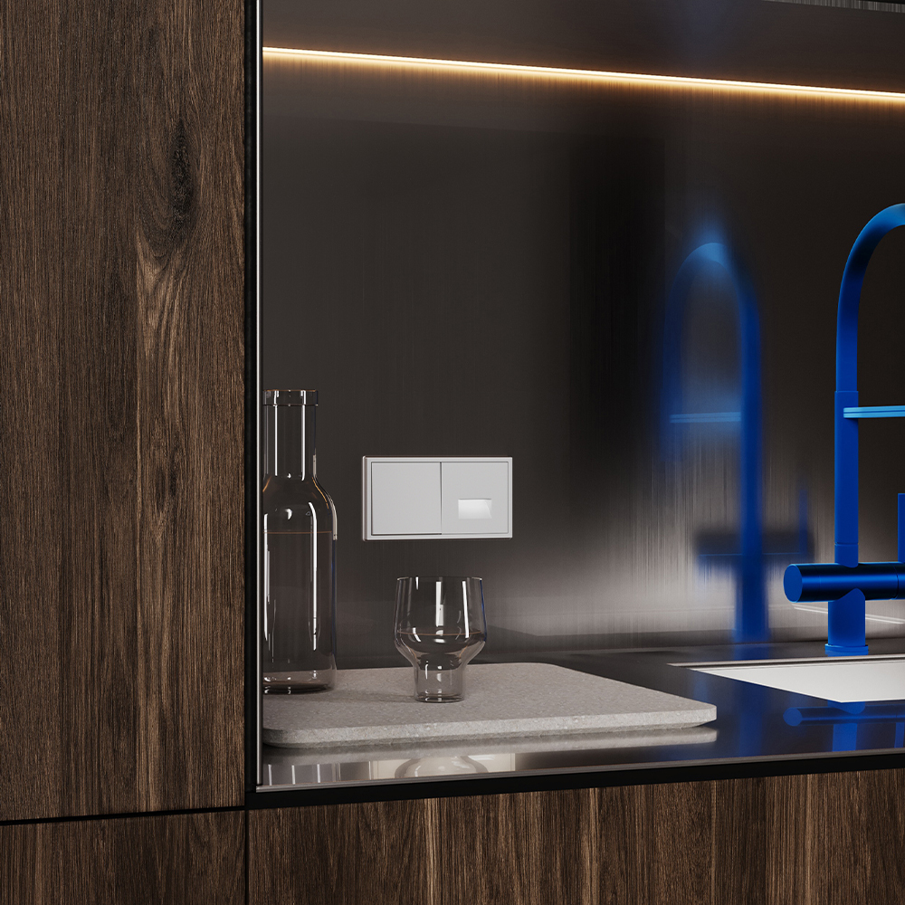 Накладка для подсветки светодиодной Voltum S70 (серый) VLS002316