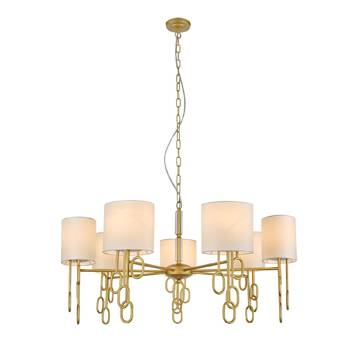 Подвесная люстра Indigo Amali 13026/7P Gold V000480 Подвесная люстра Indigo Amali 13026/7P Gold V000480