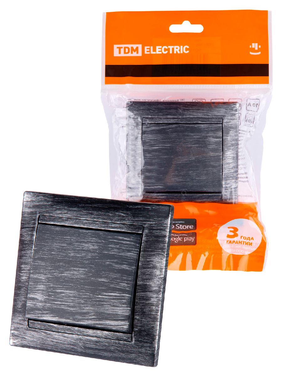 Выключатель одноклавишный Лама TDM Electric SQ1815-0643