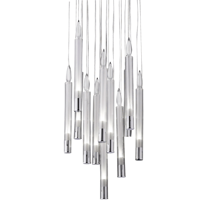 Подвесной светильник Delight Collection Candle P68094-13 chrome Подвесной светильник Delight Collection Candle P68094-13 chrome