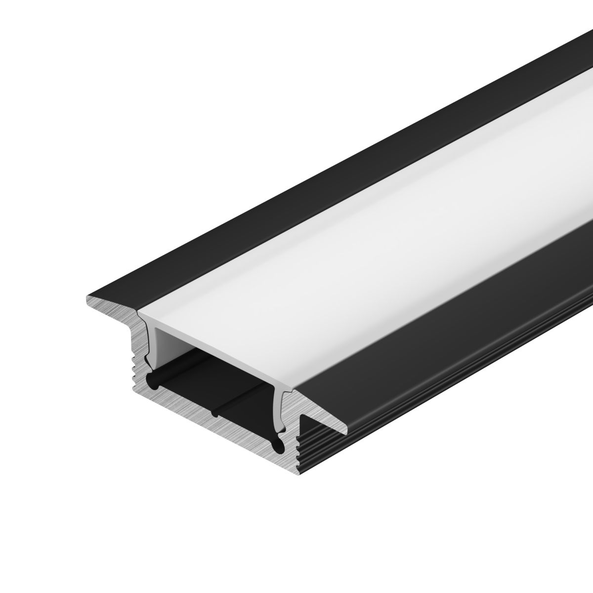 Профиль Arlight SL-SLIM-H7-F25-2000 BLACK (Алюминий) 061615