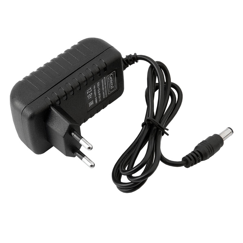 Источник постоянного напряжения с вилкой General GDLI-12-A-IP20-12 510001 Источник постоянного напряжения с вилкой General GDLI-12-A-IP20-12 510001