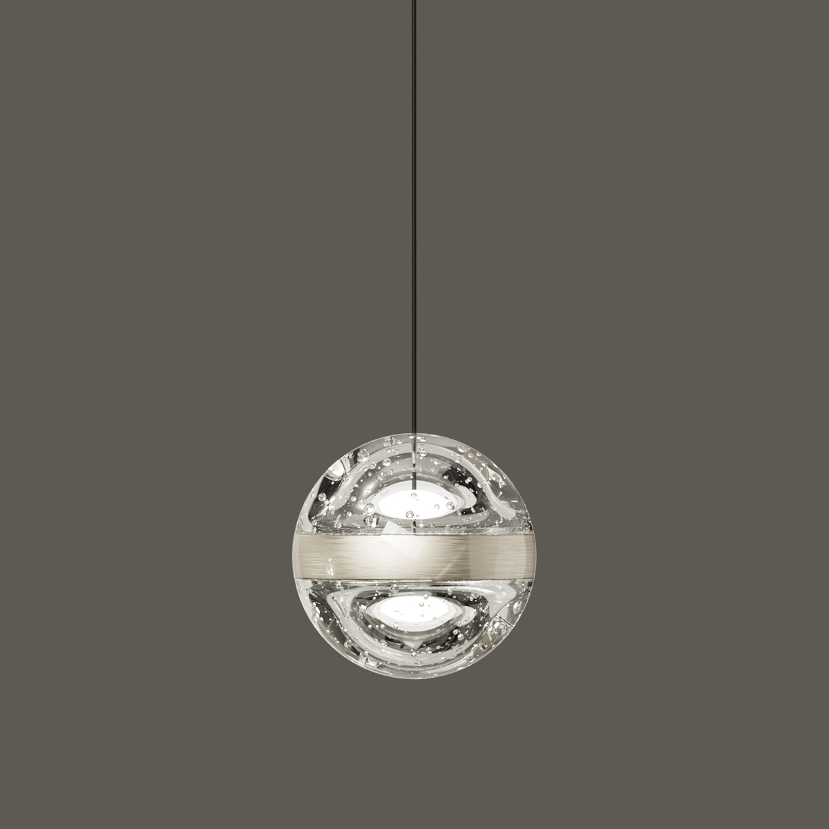 Подвесной светильник Delight Collection Frizzante MD23030088-1A nickel/clear Подвесной светильник Delight Collection Frizzante MD23030088-1A nickel/clear