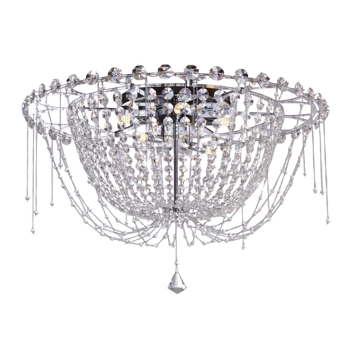 Потолочная люстра Delight Collection MX8319-6A chrome Потолочная люстра Delight Collection MX8319-6A chrome