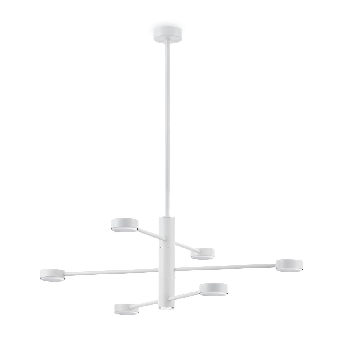 Люстра на штанге Freya Tactic FR5363CL-06W Люстра на штанге Freya Tactic FR5363CL-06W