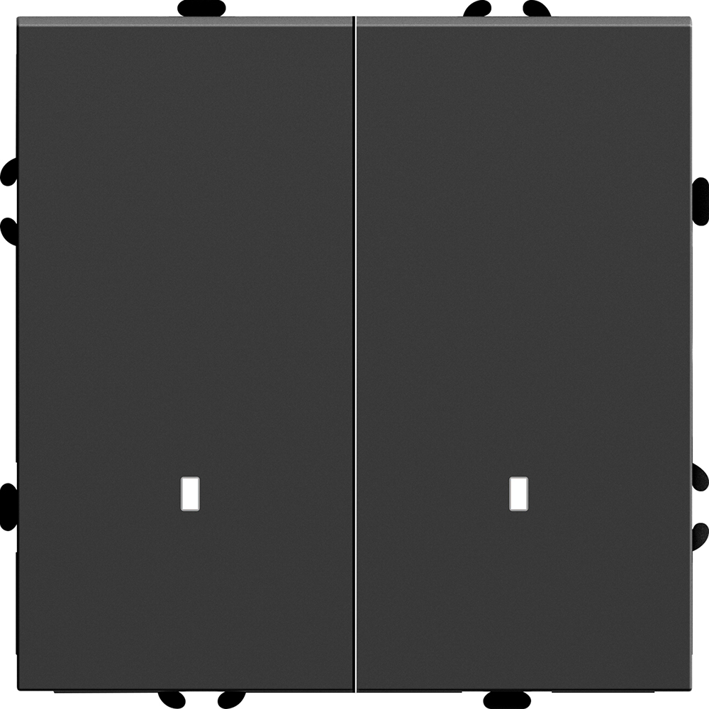Выключатель двухклавишный c индикатором Stekker RSW10-5102-05 Эмили 49838
