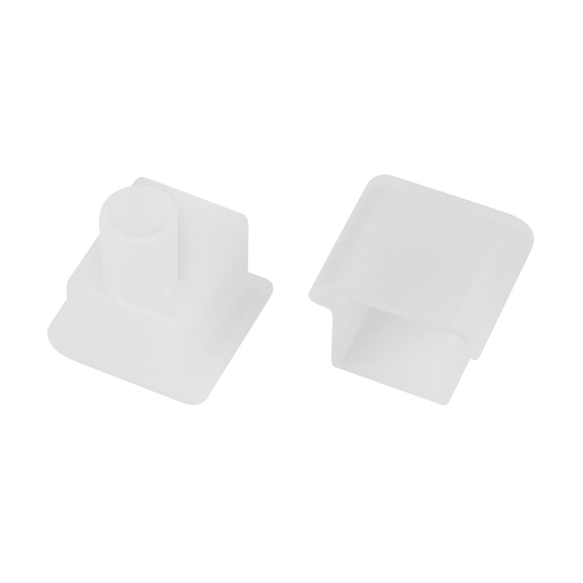 Заглушка Arlight MOONLIGHT-T-CAP-10x10mm-BOTTOM-S-SET (Силикон) 055683
