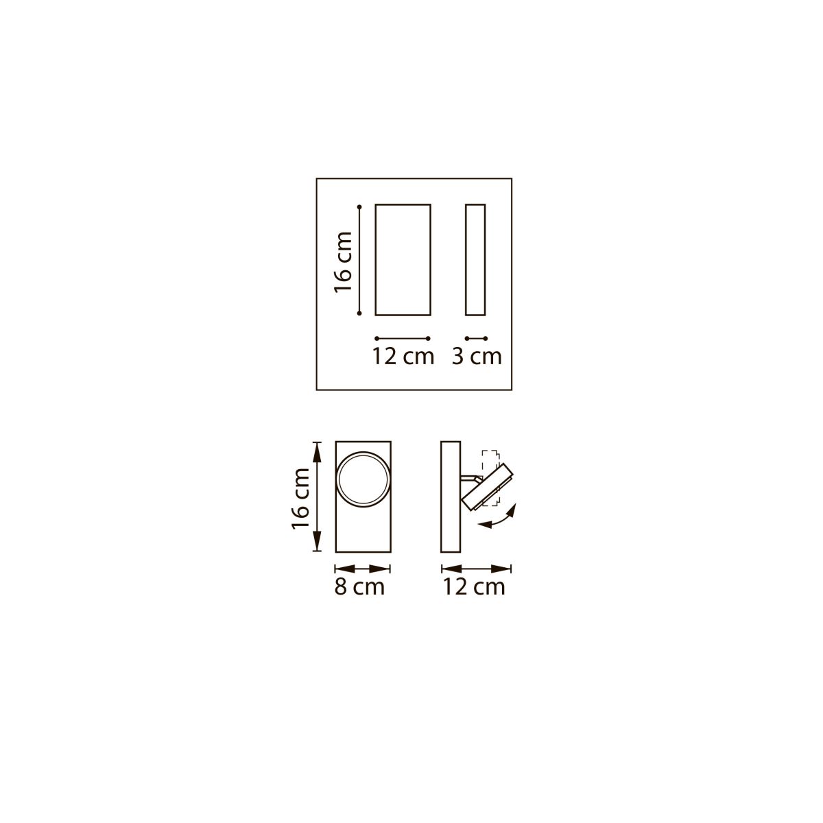 Бра Lightstar Fico 740617