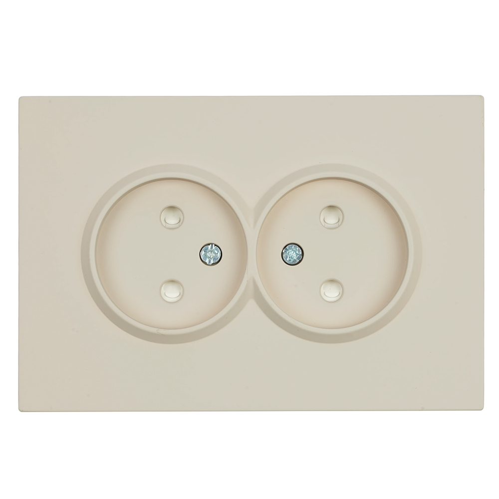 Розетка 2-местная с защитной шторкой Stekker Эмили б/з 250В 16А RST16-5116-08 кашемир soft touch 49903